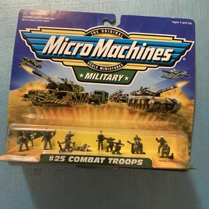 Micro Machines Military #25 COMBAT TROOPS Figure Set 7019 1998 Galoob (1) - Picture 1 of 7