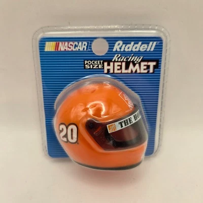 Casco de carreras vintage NASCAR #20 Tony Stewart Riddell tamaño de bolsillo Home Depot nuevo en caja Foto 1 de 2
