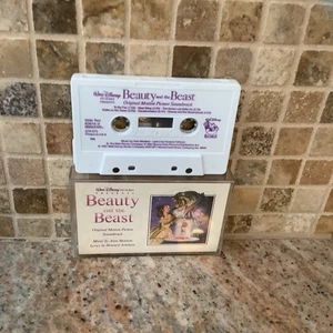 BEAUTY AND THE BEAST ORIGINAL SOUNDTRACK CASSETTE TAPE VTG 1991 DISNEY 60618-0 - Picture 1 of 10