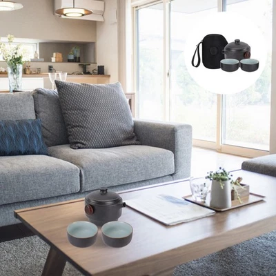 Kung Fu Tea Kit Keramik Teebassen für Reisen oder verwenden Kung Fu Tee Set - Bild 1 von 4