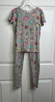Juego de Pijama Carter’s 2 Piezas Niñas 12/12A Deportes Gris Fruta Multicolor DEFECTOS Foto 1 de 4