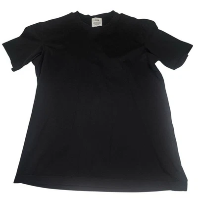 Camiseta Y-3 Para Hombre Grande Negra Algodón Ropa de Calle Manga Corta Logo Elastizada Top Foto 1 de 4