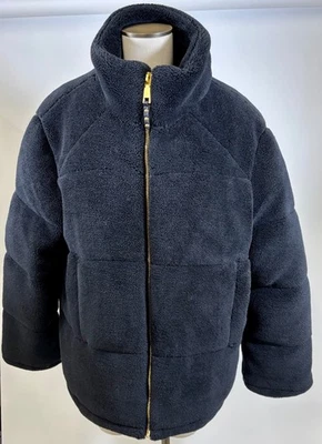 Rebecca Minkoff Black Fleece “Teddy Bear” Puffer Jacket RM-982 NWT XL - Image 1 of 4