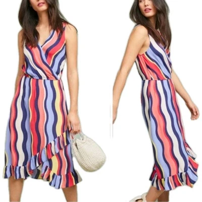 Vestido sin mangas Plenty by Tracy Reese Anthropologie Daphne envolvente sintético talla S #C Foto 1 de 4