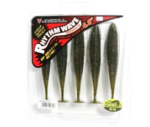 Jackall Soft Lure Rhythm Wave 4.8 Inches Watermelon Pepper (8697) - Picture 1 of 6