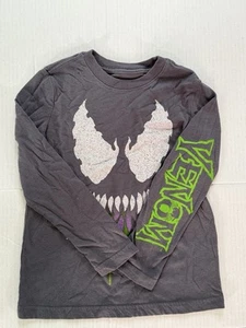 Marvel Spider Man Venom T-Shirt Long Sleeves Graphic Tee - Youth Size XS - Picture 1 of 3