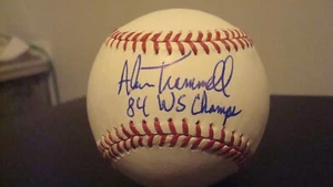 ALAN TRAMMELL AUTOGRAPHED OFFICIAL MAJOR LEAGUE BASEBALL SIGNED DETROIT WSC JSA - Picture 1 of 3