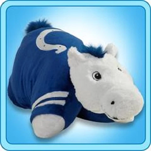 Indianapolis Colts  Large 18"  Mascot Pillow Pet - NFL Cover