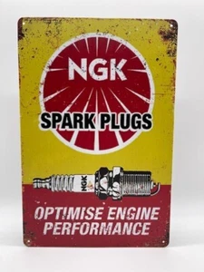 Blechschild NGK 20x30cm Nostalgie Retro Reklame Vintage Geschenk Deko Garage - Bild 1 von 1