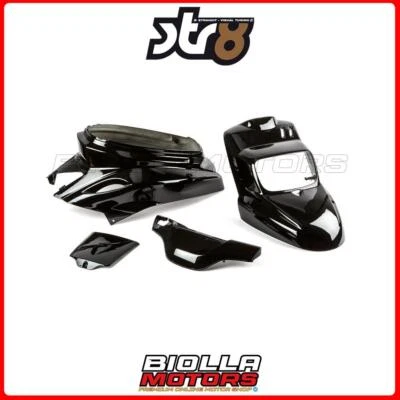 STR8 STR-993.10/BK KIT CARENA 4 PEZZI NERO MBK BOOSTER DOPO IL 2004