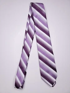 J Ferrar Mens Formal Necktie 59"Lx2.75"W Purple/Lavender Neck Tie - Picture 1 of 4