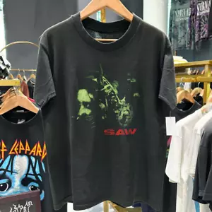 Saw Jigsaw Movie Shirt, Saw Movie Vtg 90's Black Unisex T shirt S-5XL KH13645 - Picture 1 of 3
