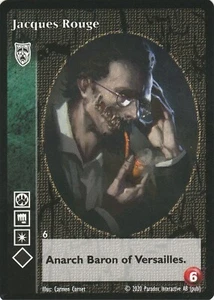 Jacques Rouge x1 Nosferatu Black Chantry Barons Promo Jyhad VTES - Imagen 1 de 1