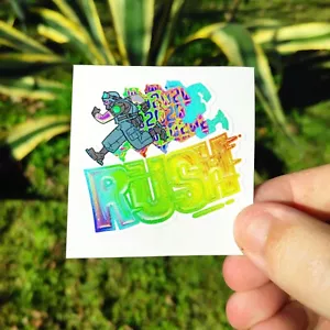 Pegatina Rush 4x20 Holo CSGO CS Counter Strike CS2 (sin efecto) - Imagen 1 de 7