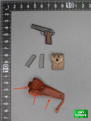 1:6 Scale Soldier Story SS111 US Infantry Ardennes 1944 - Pistol +Holster DEFECT - Image 1 of 3