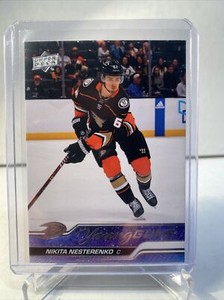 2023-24 Upper Deck Series 1 #230 Nikita Nesterenko Young Guns RC Anaheim Ducks