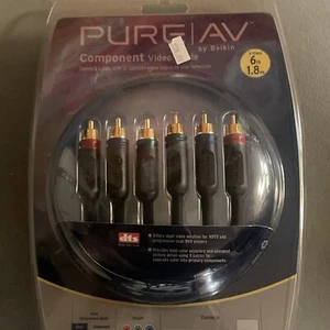 Belkin PURE|AV Component Video Cable 6ft. AV21000-06 - Picture 1 of 4