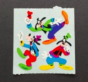 Vintage Sandylion Disney Kromekote Goofy Sticker Mod *Blue Backing* - Picture 1 of 1
