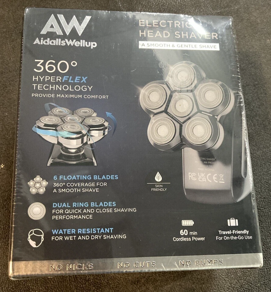 Aidalls Wellup 360 Hyper Flex Electric Head Shaver - Image 1 of 1