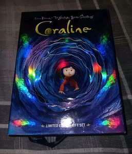 Coraline Limited Gift Set 2 DVD Discs 3D Glasses Postcards OOP Complete - Picture 1 of 8