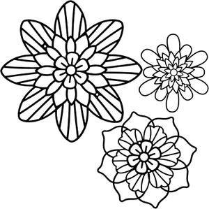 3 Pieces Metal Flowers Wall Decor, Metal Rustic Wall Art Decoration Farmhouse W - Picture 1 of 12