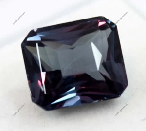 + AAA 9 QUILATES Piedra Preciosa Natural Alejandrita Suelta Corte Esmeralda Certificado de Cambio de Color - Imagen 1 de 6