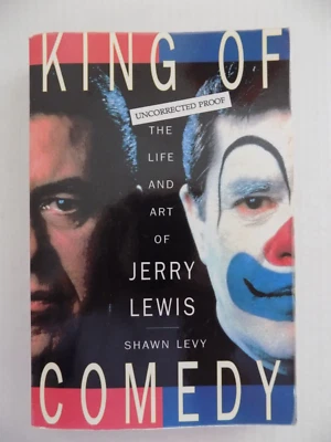Jerry Lewis King of Comedy Book Uncorrected Proof Publisher Paperback 1996 RARE - Image 1 of 4