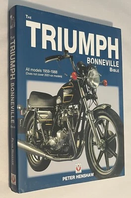 LIBRO BÍBLICO TRIUMPH BONNEVILLE HENSHAW Foto 1 de 2