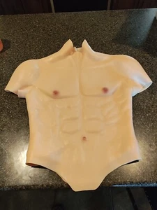 Traje de medio cuerpo realista de silicona Salane musculoso pecho talla pequeña - Imagen 1 de 10