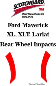 3M Scotchgard Paint Protection Film Pro Series 2022 2023 2024 Ford Maverick - Picture 1 of 3
