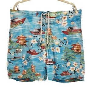 Polo By Ralph Lauren Swimwear Multicolor Tropical Floral Board Shorts Mens XL