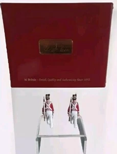 W.BRITAIN 43155 COLDSTREAM REGIMENT OF FOOT GUARDS ENLISTED MEN MARCHING MIB VGC - Picture 1 of 22