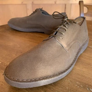 J Crew Light Tobacco Suede Derbys Crape Soles Crafted Italy Men’s 11.5 M - Picture 1 of 10