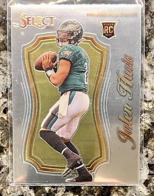 2020 Panini Select Certified Jalen Hurts Rookie RC #SCR-22 Philadelphia Eagles - Image 1 of 2