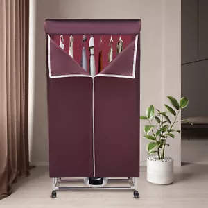 Portable Travel Mini Dryer Machine Apartments Electric Clothes Dryer 1200-1500W - Picture 1 of 23