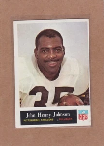 Philadelphia Football 1965 John Henry Johnson #147 Steelers en muy buena condición *A37362 - Imagen 1 de 1