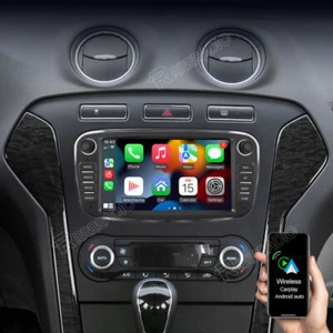 64GB Android 13 Autoradio Carplay GPS Navi RDS Für Ford Focus MK2 Mondeo C S Max - Bild 1 von 19
