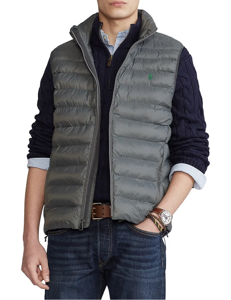 NWT Men’s Polo Ralph Lauren Packable Vest S - 2XL MSRP $198 - Image 1 of 1