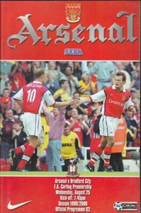 1999/2000 ARSENAL V BRADFORD CITY 25-08-1999 PREMIER LEAGUE - Bild 1 von 1