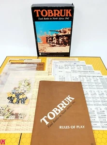 Tobruk Tank Battles in North Africa: 1942 - Avalon Hill Board Game (1975) - Picture 1 of 9