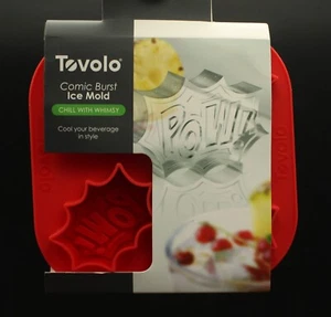 TOVOLO VASSOI STAMPO PER CUBETTI DI GHIACCIO in silicone rende 4 - POW! - Cubi - Foto 1 di 2