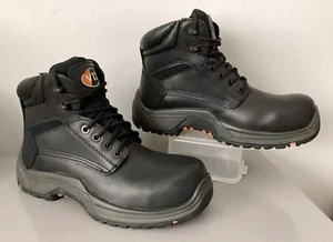 Safety Boots, V12 Footwear, Size UK4, EU37, Bison IGS VR600.01, Black Leather - Picture 1 of 14