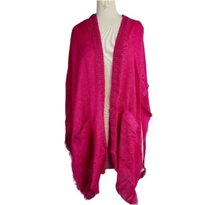 Nuevo con etiquetas Top Ruana Treasure & Bond con ribete de encaje manga corta talla única Foto 1 de 4