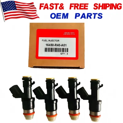 Fuel Injectors 4pcs For 2012 2013 2014 Honda CR-V 2013 2014 2015 Acura ILX 2.4L Foto 1 de 4