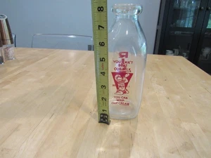 Rice's Dairy Lake Luzerne NY Glas Milchflasche 1 Quart - Bild 1 von 13