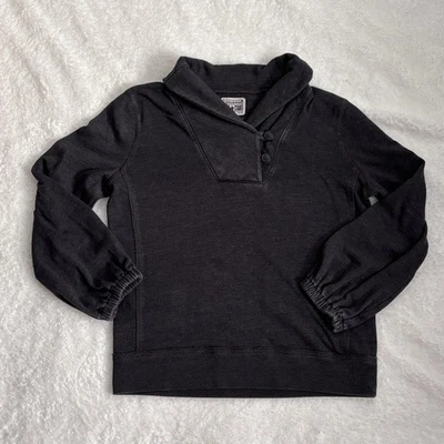 Sudadera Gris Adolescente Niñas Converse One Star Cuello Abotonado, Mangas Campana XL Foto 1 de 4