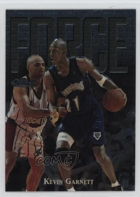 1997-98 Topps Finest Uncommon Silver Embossed Kevin Garnett #136 HOF - Image 1 of 2