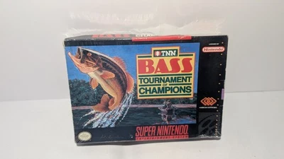 🎣 TNN Bass Tournament of Champions – SNES (Super Nintendo) Factory Sealed CIB🎣 - Image 1 of 4