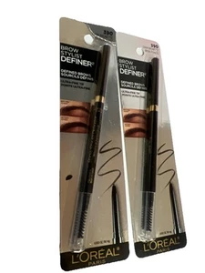 L'Oreal Paris Brow Stylist Definer # 390 - DARK BRUNETTE Lot 2 Ultra Fine Tip - Picture 1 of 2