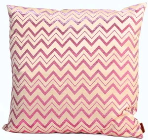 MISSONI Kissen Baumwollmischung Stickerei IRISIEREND 40x40cm NOMITE LEEKA 571 - Bild 1 von 8